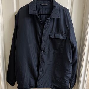 Zara Men's Black Lightweight Jacket